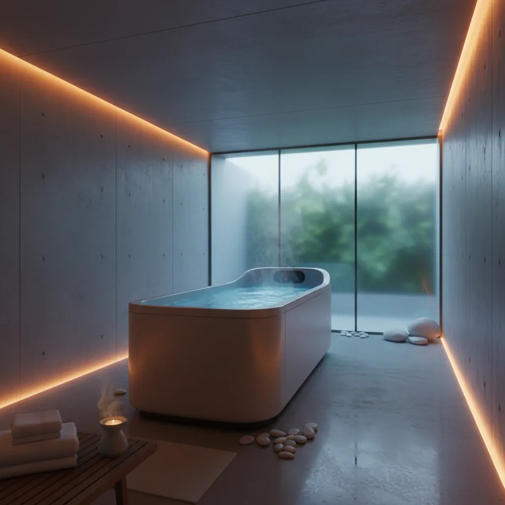 Float tank therapy